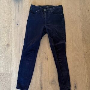 Women's corduroy navy Jeans